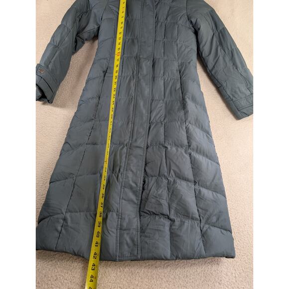 Eddie Bauer Puffer Jacket Womens XS EB550 Parka Gray Quilted Goose Down NO HOOD - Picture 3 of 16